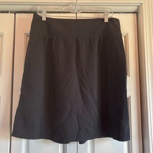Chicos black easy wear short skirt, Size 3, 16